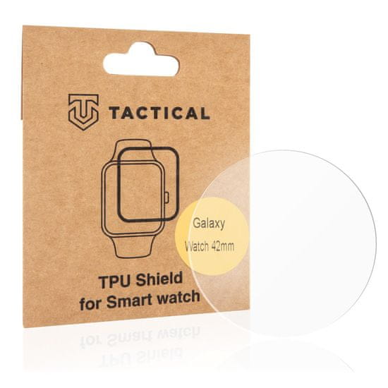 Tactical TPU Folia/Hodinky pre Samsung Galaxy Watch 42mm - Transparentná KP8560