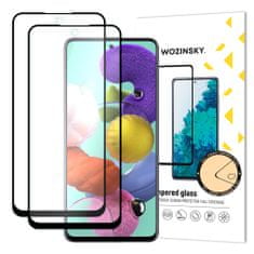 WOZINSKY 2x Wozinsky ochranné tvrdené sklo pre Samsung Galaxy A51 - Čierna KP10227