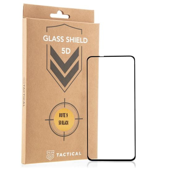 Tactical Glass Shield 5D sklo pre Xiaomi Redmi Note 9 - Čierna KP11511