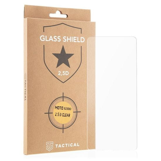 Tactical Glass Shield 5D sklo pre Motorola Moto G100 - Čierna KP8398