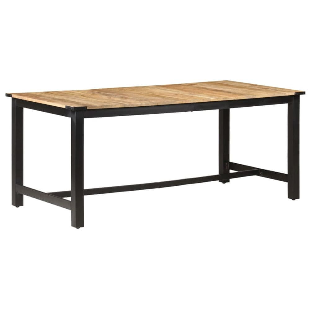 Petromila vidaXL Jedálenský stôl 180x90x76 cm, surový mangový masív