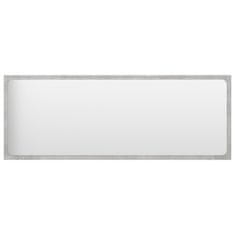 Vidaxl Kúpeľňové zrkadlo betónovo-sivé 100x1,5x37 cm drevotrieska
