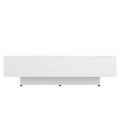 Vidaxl Konferenčný stolík, biely 115x60x31 cm, drevotrieska