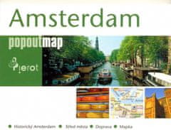 Amsterdam - Kapesní rozkládací mapa