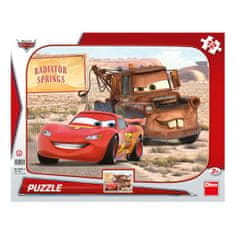 Autá: Blesk a Burák - puzzle 12 dielikov
