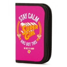 Supergirl/STAY CALM - Školský peračník