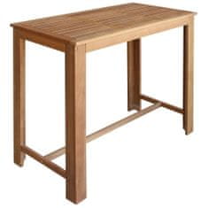 Vidaxl Barový stôl, 120x60x105 cm, masívne akáciové drevo