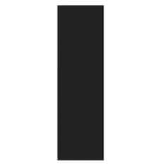 Vidaxl Knižnica čierna 60x27,5x88 cm drevotrieska
