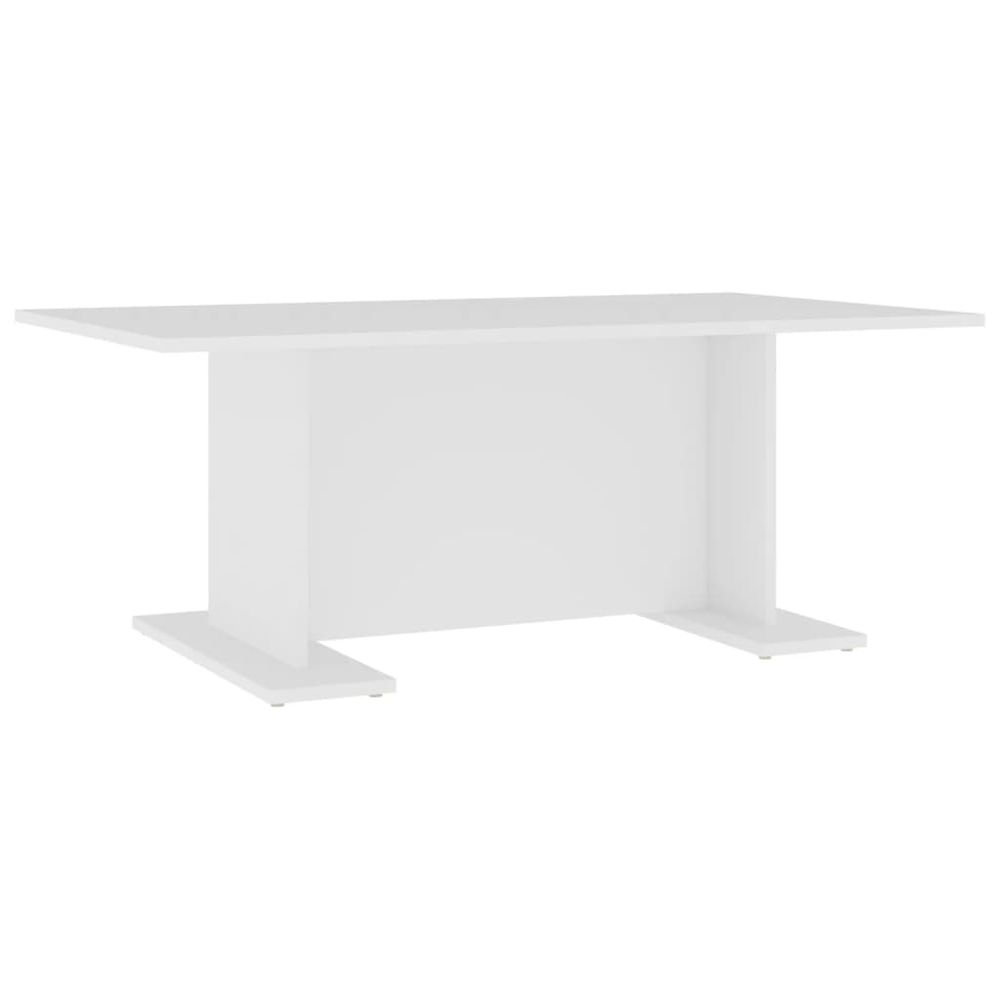 Vidaxl Konferenčný stolík biely 103,5x60x40 cm drevotrieska