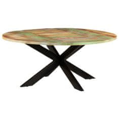 Vidaxl Jedálenský stôl okrúhly 175x75 cm masívne recyklované drevo