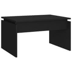 Vidaxl Konferenčný stolík čierny 68x50x38 cm drevotrieska