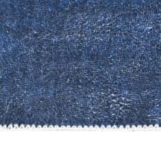 Vidaxl Koberec skladací a prateľný tmavohnedý 180x270 cm polyester