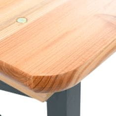 Vidaxl Skladací pivný stôl 169x50x75/105 cm, borovicové drevo