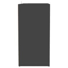 Vidaxl Botník sivý 60x35x70 cm drevotrieska