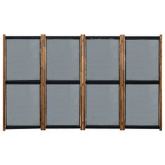 Vidaxl 4-panelový paraván čierny 280x170 cm