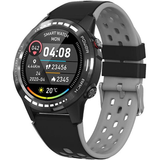 Wotchi GPS Smartwatch W70G s kompasom, barometrom a výškomerom - Black