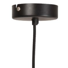 Vidaxl Závesná lampa 25 W, čierna, okrúhla 28,5 cm E27