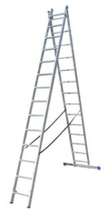 ELKOP Viacúčelový 2-dielny, výsuvný rebrík VHR Hobby 2x14, Hobby 2 x 14