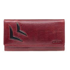 Dámska kožená peňaženka 6011/T Red/Bl
