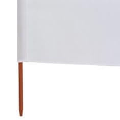 Petromila vidaXL 3-panelová zábrana proti vetru látková 400x160 cm piesková a biela