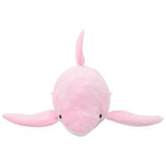 Vidaxl Hračka ružový plyšový delfín