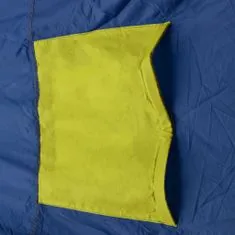 Vidaxl Kempingový stan pre 9 osôb, látkový, modro-žltý