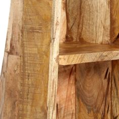 Vidaxl Drevená skrinka v tvare lode 40x30x130 cm masívne mangovníkové drevo