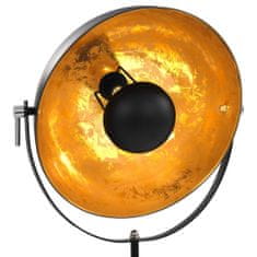 Vidaxl Stojanová lampa čierna a zlatá 41 cm E27