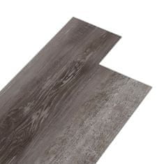 Vidaxl Samolepiace podlahové dosky z PVC 5,21 m2 2 mm pruhované drevo