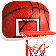 Vidaxl Prenosná basketbalová súprava nastaviteľná 160 cm