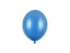 PartyDeco Balóny metalické karibsky modré 12cm 100ks