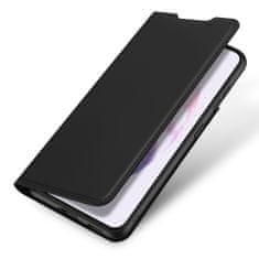 Dux Ducis Skin Pro knižkové kožené puzdro na Samsung Galaxy S22, čierne