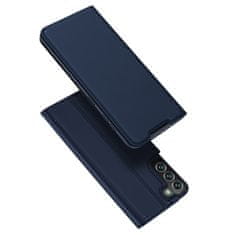Dux Ducis Skin Pro knižkové kožené puzdro na Samsung Galaxy S22 Plus, modré