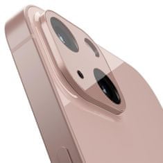 Spigen Optik.Tr 2x ochranné sklo na kameru na iPhone 13 / 13 mini, ružové