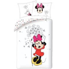Halantex Bavlnené posteľné obliečky Minnie Mouse s púpavou