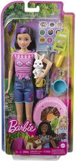 Mattel Barbie Dreamhouse adventures Kempujúca sestra so zvieratkom Skipper HDF69