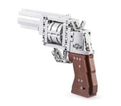 Lean-toys Revolverová pištoľ s 475 CADA tehlami 5 nábojov