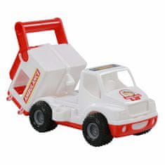 Lean-toys Ambulancia Auto ConsTruck White Polesie 41913