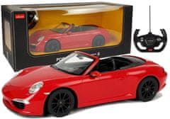 Lean-toys R/C Porsche 911 Rastar 1:14 Červený s diaľkovým ovládaním