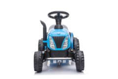Lean-toys Batériový traktor s prívesom A009 modrý