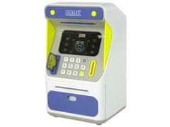 Lean-toys Bankomatová pokladňa Snímač rozpoznania tváre Uloženie PIN Modrá