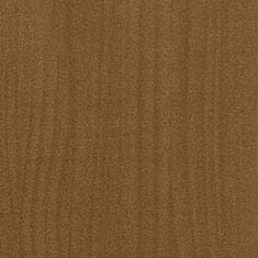 Vidaxl Konferenčný stolík medovo-hnedý 75x50x33,5 cm borovicový masív