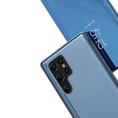 FORCELL Flipové puzdro Clear View pre Samsung Galaxy S22 Ultra , ružová, 9145576240878