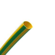 Tracon Electric Bužírka zmršt. 2:1 zeleno-žltá 4,8/2,4mm 4,8/2,4mm 5 ks