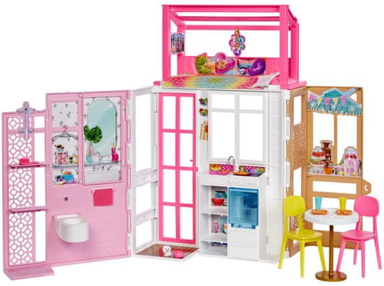 Mattel Barbie Skladací dom HCD47 - zánovné