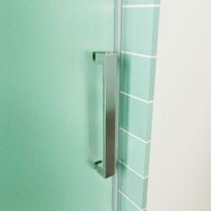 H K Posuvné sprchové dvere DIAMOND FROST 156-160x195cm ľavý variant 