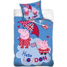 Tip Trade Detské posteľné obliečky Prasiatko Peppa a George v Londýne
