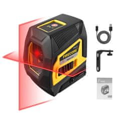 Firecore F113-XR červený, samonivelačný křížový laser