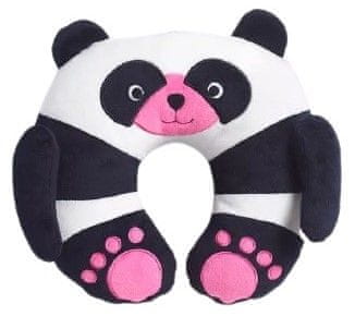 TravelBlue Detský cestovný krčný vankúšik a hračka - Panda ChiChi TBU284