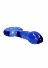 Shots Toys Shots Chrystalino Plugger blue sklenený análny kolík